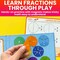 QUOKKA Magnetic Fractions Learning Set for Kids Ages 6-12 – Hands-On Math Games for Homeschooling, Classrooms & Travel – 110 Magnets, 12 Task Pages, Marker – Montessori Educational Toy Puzzles